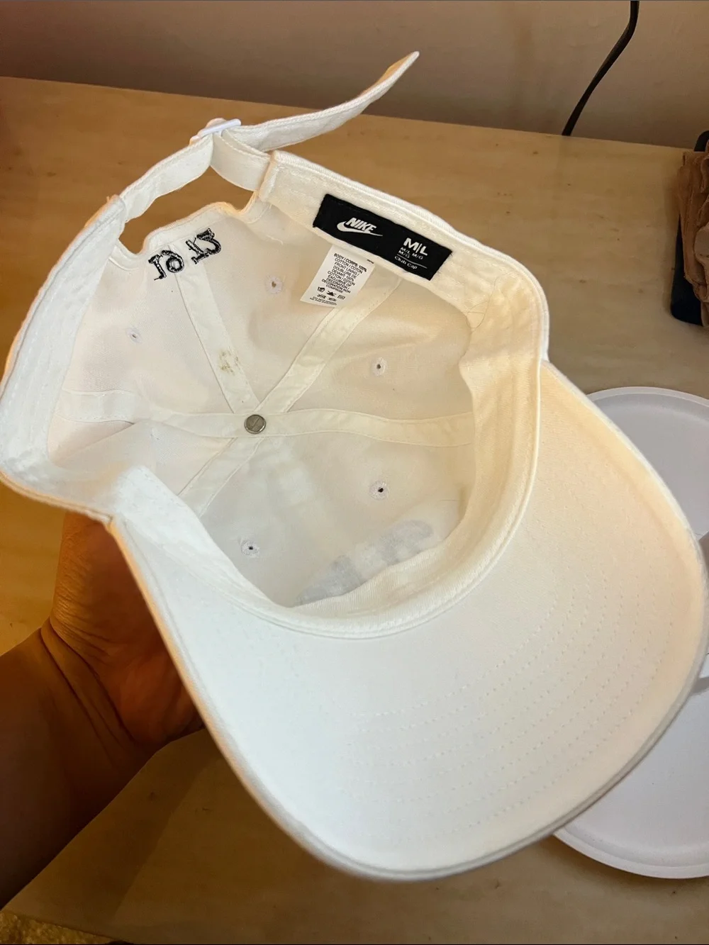 Nike Cap with Black Script Logo
